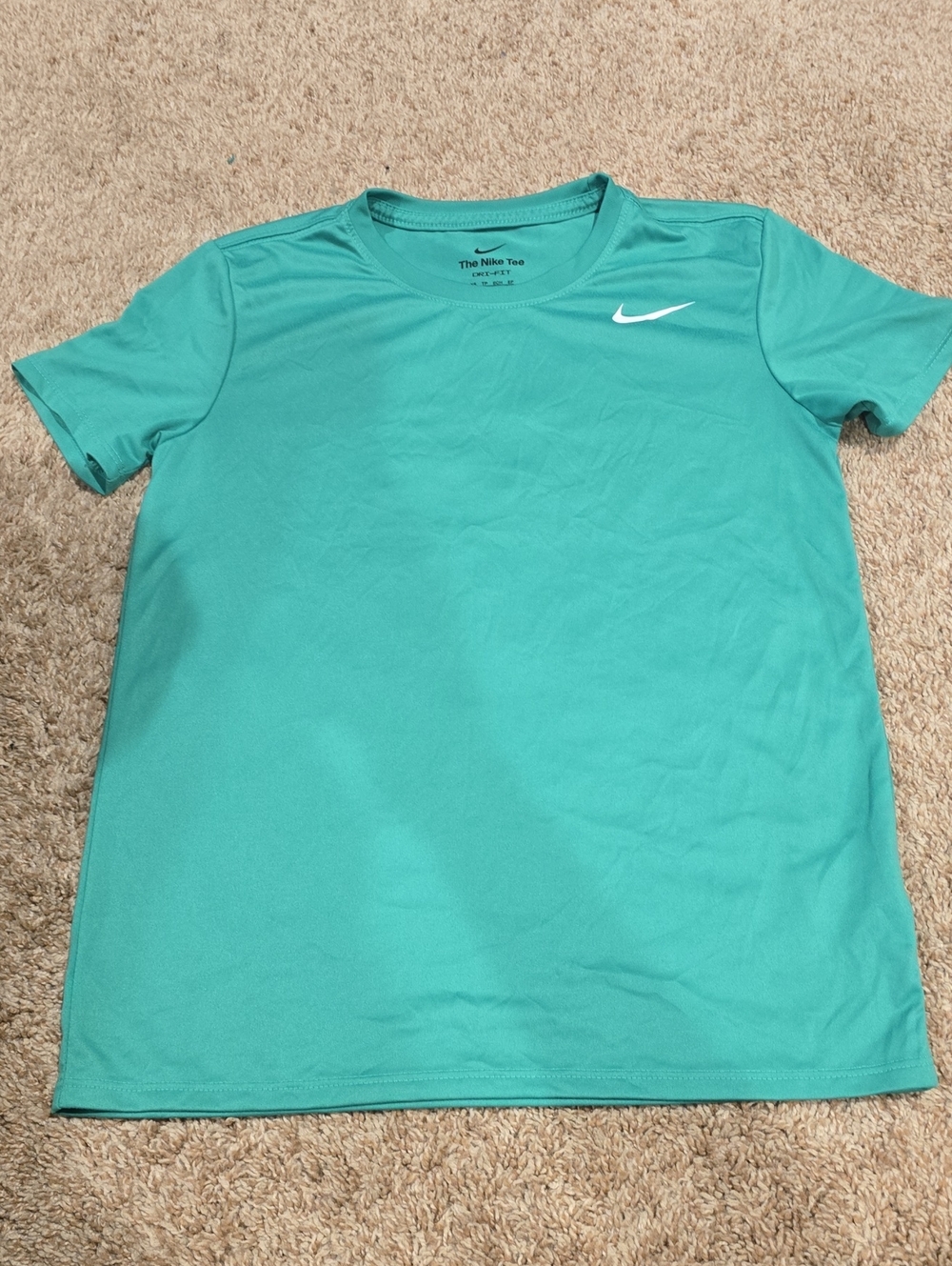 Nike Women's Xs Green Dri-FIT Short Sleeve Tee